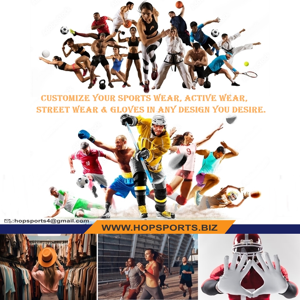 Sports Wear, Active Wear, Street Wear & Gloves